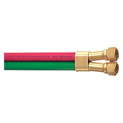 Continental 20027452 Twin Line Welding Hose, 1/4'' Id X 25 Ft.