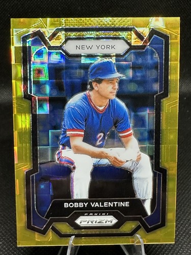 Bobby Valentine 2024 Panini Prizm Pandora Gold Prizm /4 New York Mets