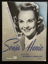 SONJA HENIE, 1941 Fifth Transcontinental Tour Program, Hollywood Ice Productions