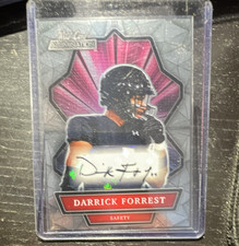 Wild Card 2021 Alumination Darrick Forrest Autograph Rookie ABC-A Football