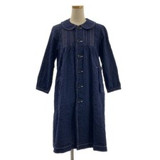 tricot COMME des GARCONS  2011SS  Washed stitching round collar coat  S  Nav