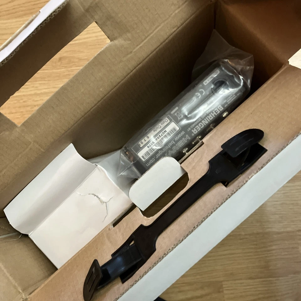 Behringer Xenyx 502 Premium 5-Input 2-Bus Sound Mixer With Adapter - Image 3 of 4