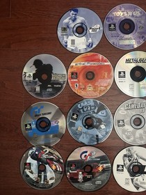 Sony PlayStation 1 PS1 NTSC-U/C Games + 6 Memory Cards & Carry Case