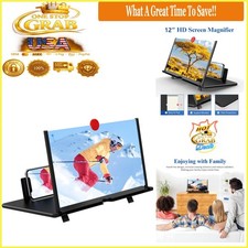 12-Inch HD Phone Screen Magnifier Foldable Projector for Movies, Gaming, Gift...