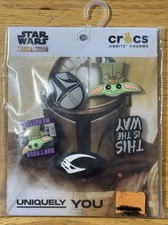 Uniquely You Crocs Jibbitz Charms Original Star Wars The Mandalorian 5 Pack