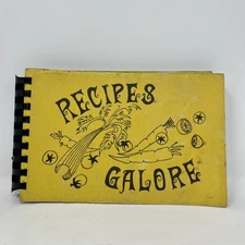 B8 1972 Recipes Galore Hawaiian Hawaii Cookbook Central Education Association