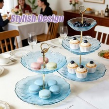 Dessert Tray Replacement Hardware, 4 Gold Handle Sets for Party Displays