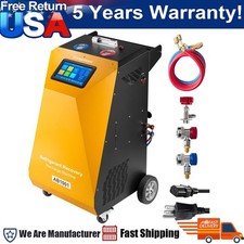 Refrigerant Recovery Machine Fully Automatic A/C HVAC Recycling R134A R1234YF