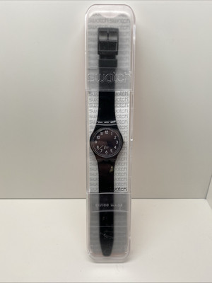 Swatch Black Suit GB247 Standard Gents 34mm Band Still  display picture 1