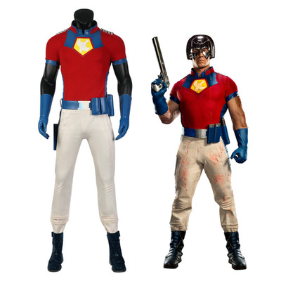 The Suicide Squad 2 Peacemaker Cosplay Costume | DC Outfit