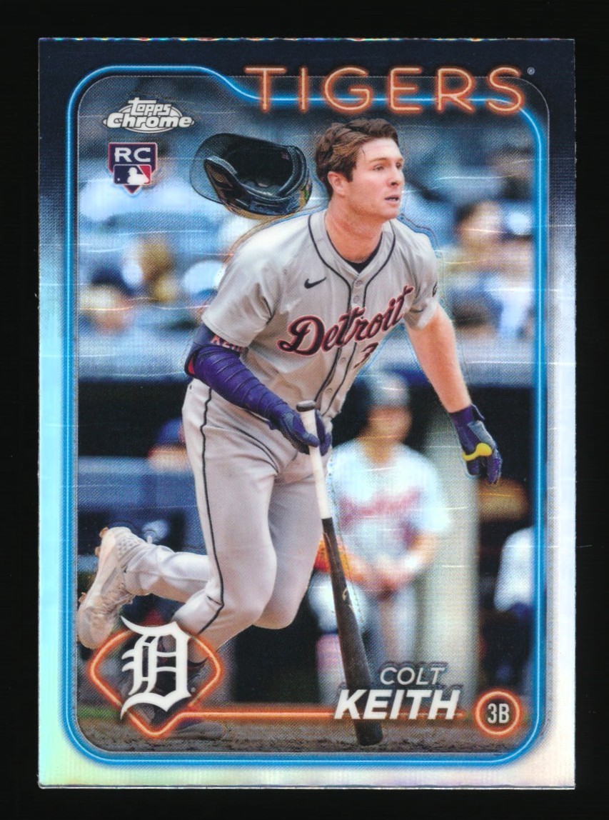 2024 TOPPS CHROME UPDATE COLT KEITH REFRACTOR ROOKIE RC #USC8 DETROIT TIGERS