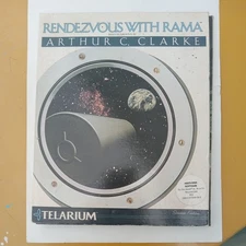 Rendezvous With Rama Apple II IIE Trillium Software 1984 Untested