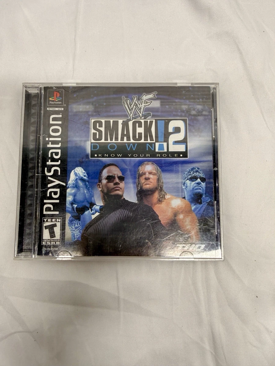 WWF SmackDown! 2 Know Your Role – PlayStation 1 (bon état)