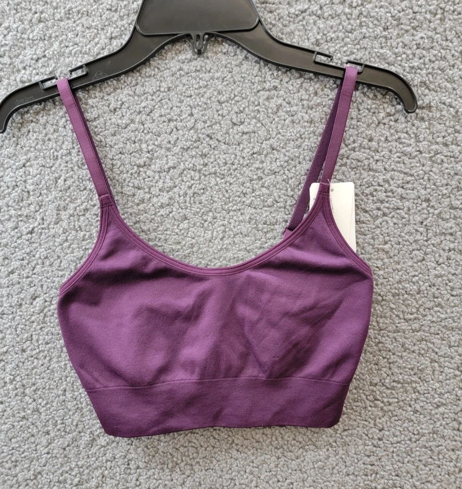 Sujetador Bralette B.tempt'd Comfort Intended Mujer M Potente Púrpura Sin Alambres Pullover Foto 2 de 4