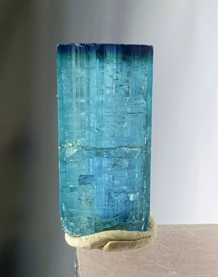 Naturel Top Quality Dark Bluecap Tourmaline Crystal From Afg
