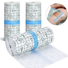 1 Roll Tattoo Aftercare Waterproof Bandage 6" 8"Second Skin Tattoo Cover Plastic