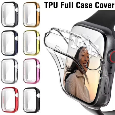 Weich TPU Schutz Hülle für Apple Watch 11 10 9 8 7 6 5 4 SE 40/44/41/45/42/46mm