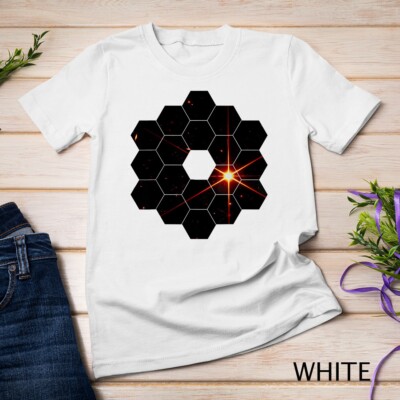 James Webb Space Telescope JWST First Image Star Mirrors Unisex T-shirt