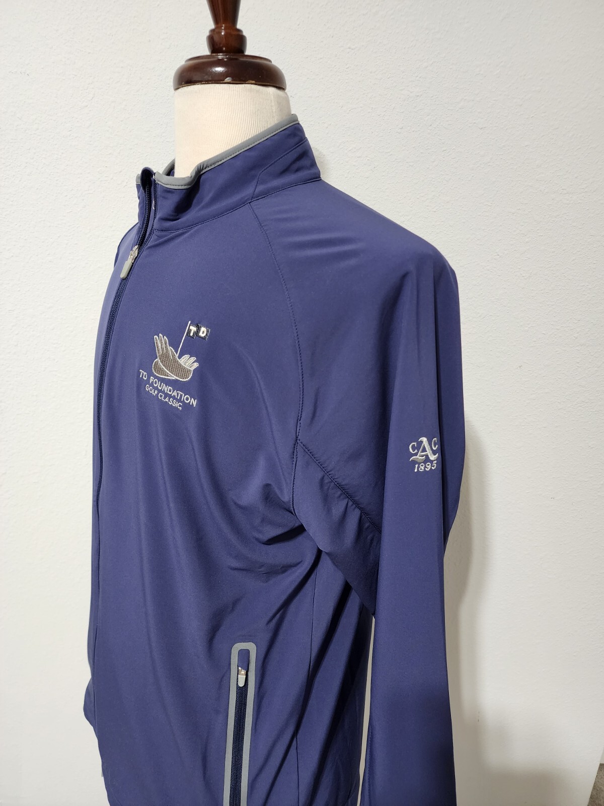 Peter Millar Full Zip Jacket Men Medium - image 16