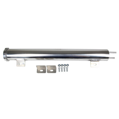 CJ Classics Radiator Overflow Tank 2  X 17  Aluminum