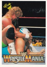Blue Blazer Owen Hart Mr. Perfect 1990 Classic WWF Rookie Card #89 RC RARE No TM