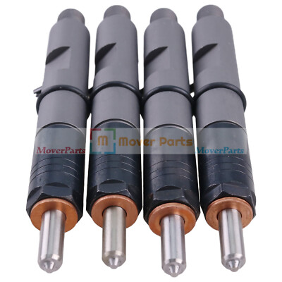 4X Fuel Injector 2645K014 234-2906 For Perkins 1104C Caterpillar 3054 Engine