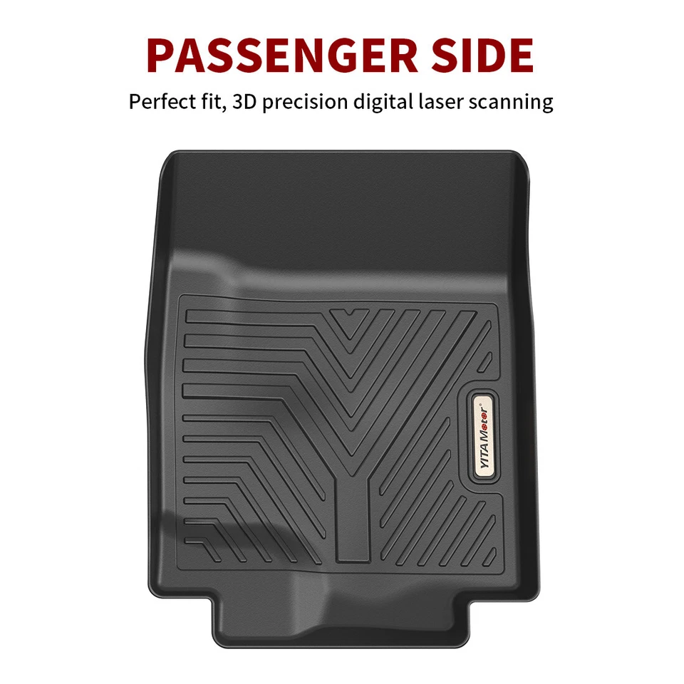 Floor Mats for 2012-2016 Honda CR-V CRV 3PCS Black TPE Rubber All Weather Liners Foto 3 de 4