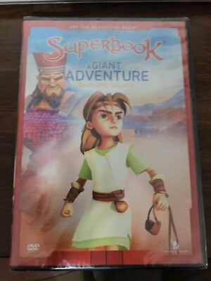 Superbook A Giant Adventure - David and Goliath - Chris, Joy, Gizmo NEW DVD