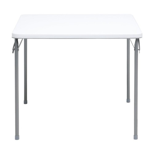 Mesa Plegable Mesa Cuadrada para Tarjetas Interior Exterior Fácil Limpieza Portátil 4 Asientos Nueva - Imagen 8 de 9
