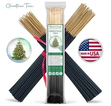 CHRISTMAS TREE Incense Sticks 11" Bulk Pack Wholesale Hand Dipped Lot