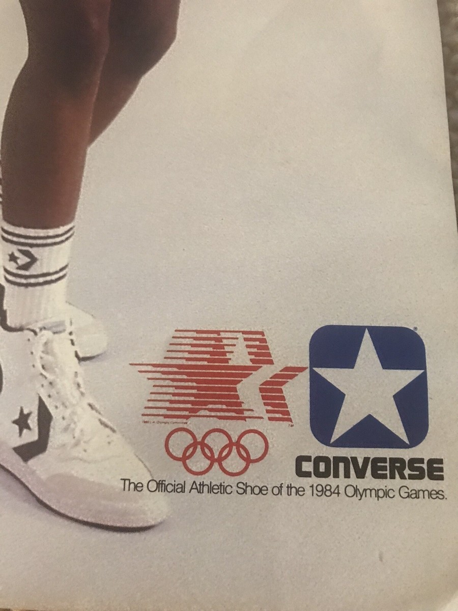 Rare 1984 Converse Basketball Promo Poster USA WOMENS BASKETBALL 