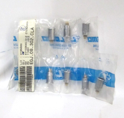 (LOT OF 7, NEW) Lemo Push Pull Connector Fixed Receptacle EGJ.OB.302.CLA