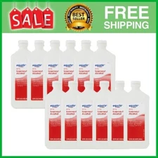 Equate 91% Isopropyl Alcohol Antiseptic Liquid, 32 fl oz, 12 Resealable Bottles