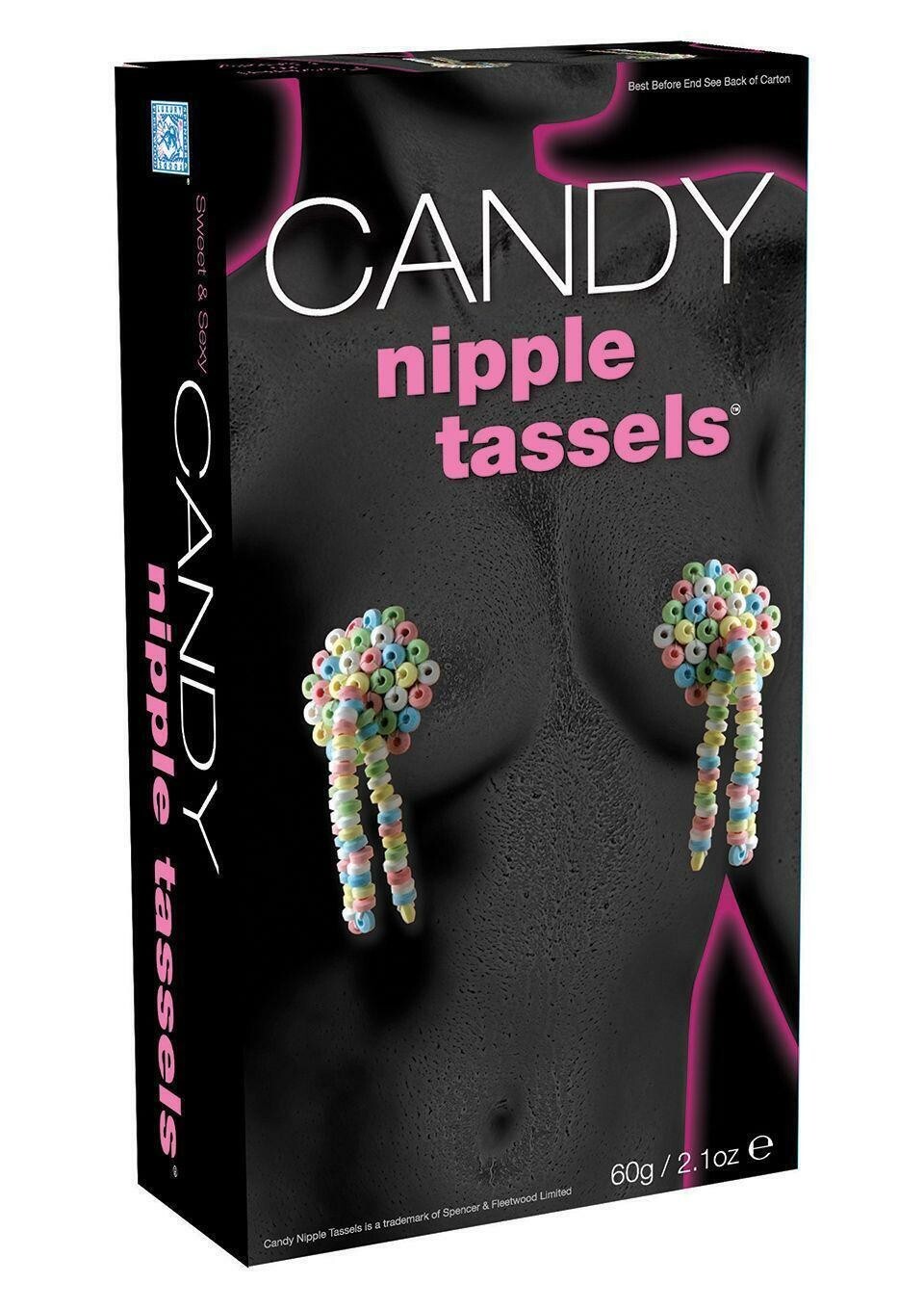 CANDY NIPPLE TASSELS EDIBLE SWEETS NAUGHTY STAG HEN NIGHT NEW ADULT