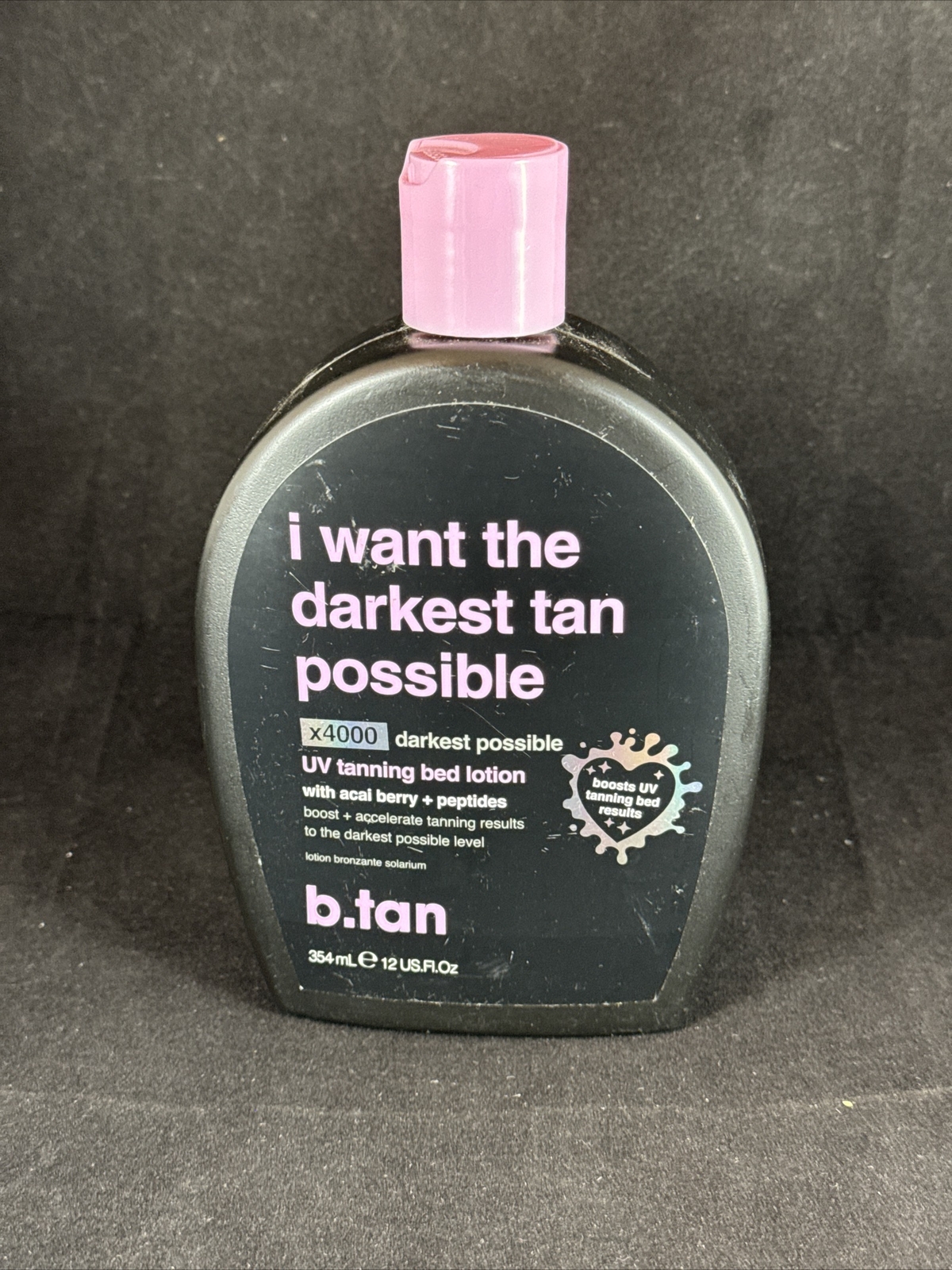B.Tan UV Tanning Bed Lotion | I Want the Darkest Tan Possible - X4000 Tan