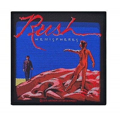 RUSH - Hemispheres - Aufnäher / Patch - gewebt / woven - Neu #6600