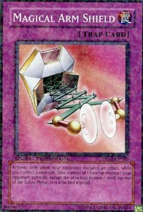Magical Arm Shield - DT02-EN050 - Parallel Rare - Duel Terminal x3 - Near Mint