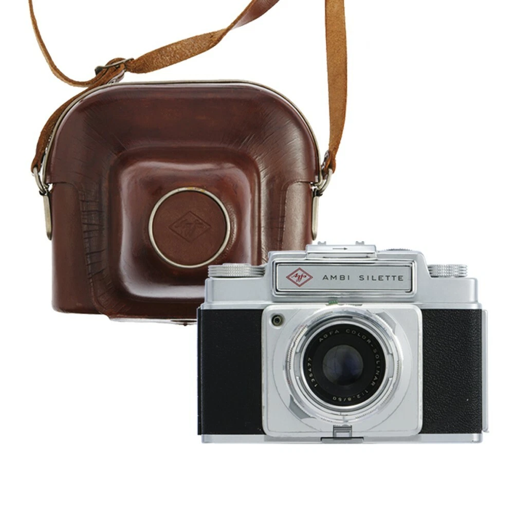 AGFA AMBI SILETTE 35mm RANGEFINDER FILM CAMERA + SOLINAR 50mm F2.8