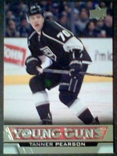 TANNER PEARSON 13/14 AUTHENTIC UDS2 YOUNG GUNS CARD SP
