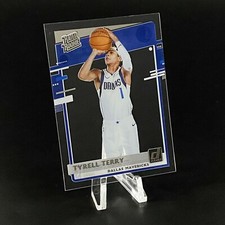 Tyrell Terry #57 Rated Rookie 2020-21 Clearly Donruss RC FRESH PULL MAVS - NICE