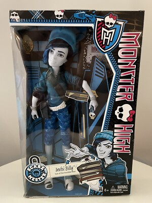 Billy Non Htf NEW HTF Monster High Invisi Billy Scaremester Boy Doll First Wave ...