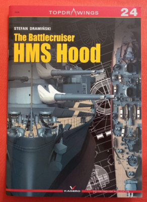Kagero Topdrawings 7024 24, THE BATTLECRUISER HMS HOOD
