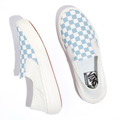 Vans Checkerboard ComfyCush One Skate Shoes Sneakers Blue VN0A45J57Z2 US  4-13