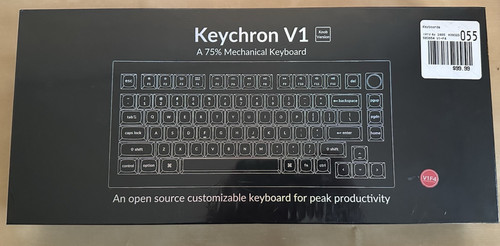 **NEW** Keychron V1 Custom Mechanical Keyboard - White - K Pro Banana switches