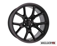 Dodge SRT Style R20 5x115 Alloy Wheels 4x 20 Inch  Black 9J + 10.5j Felgen