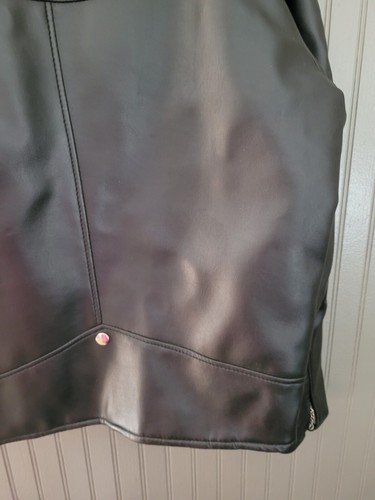 Zayre Menshop Giacca Vintage Uomo Nero Finta Pelle - Foto 22 di 24
