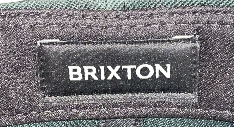 Brixton Supply Gray Trademark Patch Black Men’s S… - image 7