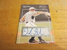 Josh Smoker 2007 Just Rookies Autographs #54 Card MLB Washington Nationals
