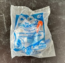 E57 McDonalds Happy Meal Toys 2013 SMURFS 2 Party Planner toy figurine 4 NEW