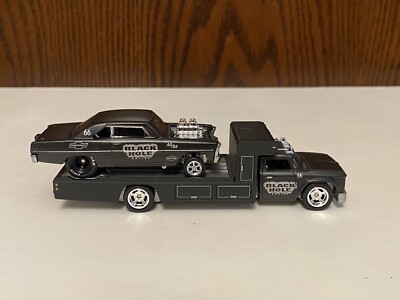 Hot Wheels  66 Super Nova Retro Rig Black Hole Black Team Transport LOOSE Gasser